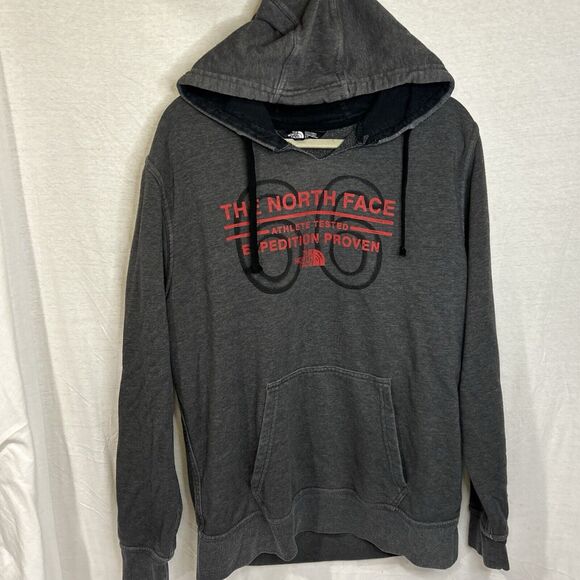 The North Face Sweatshirt Men’s large Gray Expedition 66 Graphic Hoodie - Picture 1 of 9